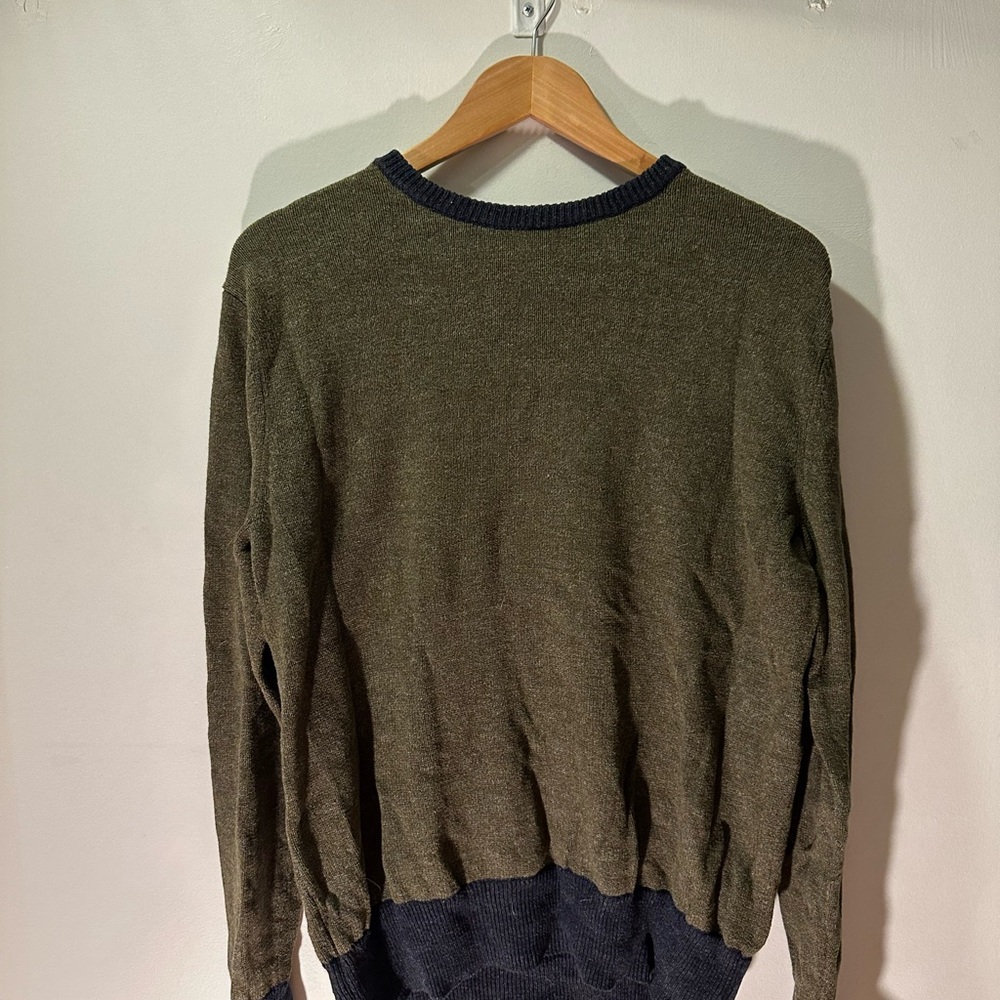 J.Crew Mens M - Olive Green Sweater